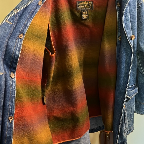 Vintage Eddie Bauer Denim Jacket with Detachable Liner - Picture 5 of 8